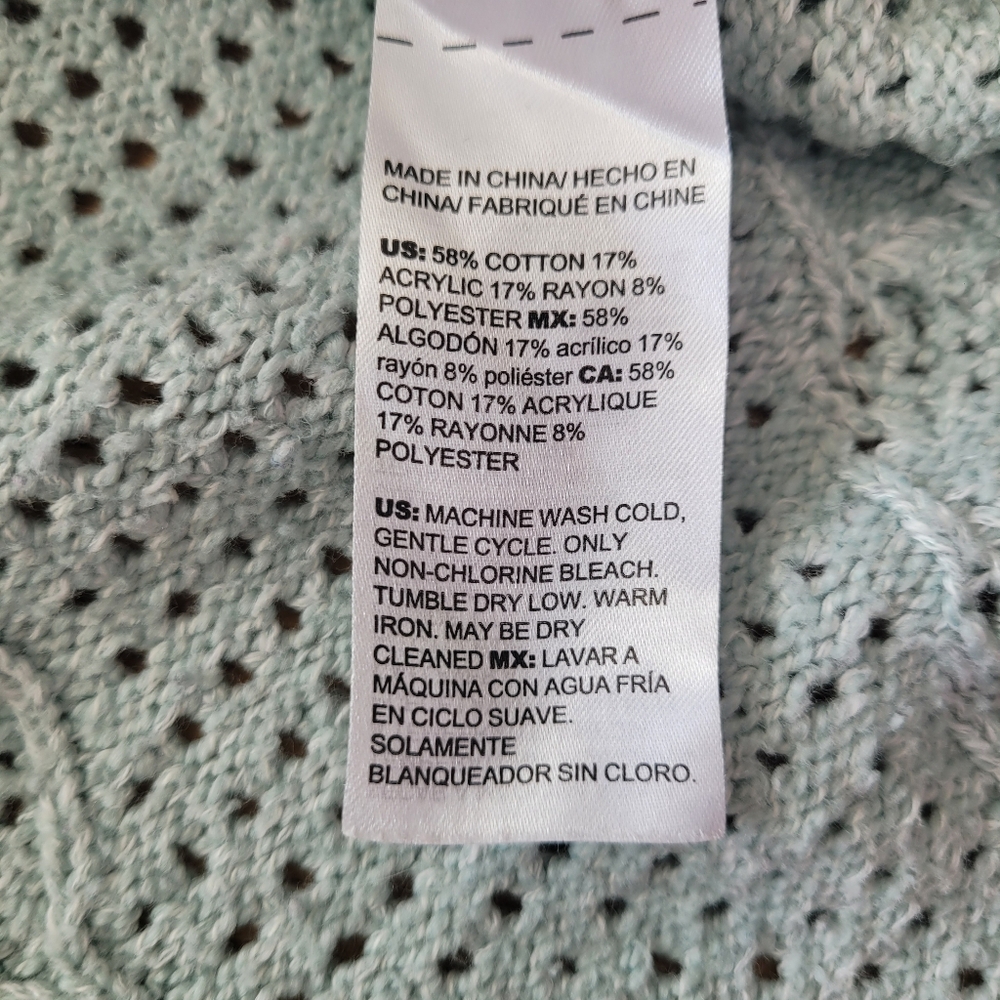 Chico's Women's Light Green Sweater Size 3 (XL) - Picture 4 of 6